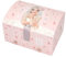 Depesche 13239 TOPModel Ballet - Großes Schmuckkästchen in Rosa, mit Model Motiv und bunten Details, Schmuckbox mit Code, Sound und Spiegel