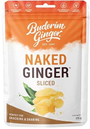 Buderim Naked Ginger Sliced 175g