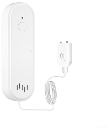 Wasserleck-Detektor, für Tuya für WiFi, Bluetooth-kompatibel, Wasserleck-Detektor, Ton und Benachrichtigung, Alarmsystem für Toilette, Garage