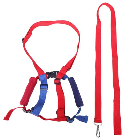 Warmhm 1 Satz Kindergeschirr mit Leine Geschirr Leine Babyrucksack mit Leine Rucksack mit Kinderleine Sicherheits-Gehgurt Kleinkindsicherheit Metall