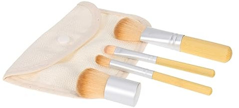 DEARMAMY 4pièces Kit De Pinceaux De Maquillage Avec Manche Et Poils Pour Et Blush De Pinceaux