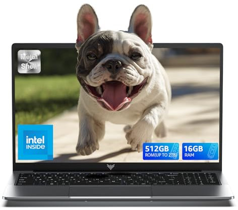 ACEMAGIC 15.6 FHD Laptop with 4 Core In-tel N150 Processor Up to 3.6GHz (Beat N100/N97/N5095) Laptops Computer,16GB DDR4 512GB SSD HD Notebook,Support WiFi 5,BT5, 3*USB3.2,5000mAh Battery,Metal Shell
