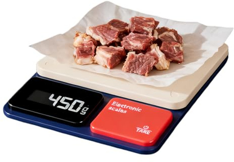 Báscula Digital De Cocina | 0,1 g Alta Precisión Función Tara - Báscula De Cocina Para Cocinar Y Hornear,Para Hogar Panadería Restaurante Catering Camión Pan Carne Aliños