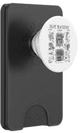 Casino Spielautomat Lucky Gambler Glücksspiel Vintage Patent PopSockets PopWallet für MagSafe
