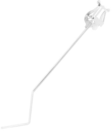 Metallene Piccolo Leierclips als Notenhalter für Flöte und Piccolo | Silberfarbenes Eisen, Tragbar und Verschleißarm, Sicherer Halt für Blattmusik