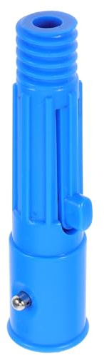 EXHUMKY Mop Extension Pole Adapter for Broom Handle Replacement Part with Easy Installation and Wear-Resistant Plastic and Iron Material Suitable for Home and Commercial Use
