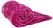 Papa Jones Ltd Soft Warm Faux Fur Throw Sofa Bed Blanket, Fluffy Reversible Blankets, Pure Polyester Lightweight And Breathable Microfiber For Bed Couch Sofa (Medium (127cm x 152cm), Fuchsia)