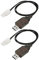 Sourcingmap 2pcs L6.2-2P USB Power Charging Cable for RC Car 6 V 250mA Ni-MH Ni-CD Battery