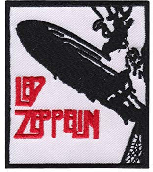 Led Zeppelin Mothership White Distintivo Ricamato Applicazioni Il Ferro Sulla Toppa Patch Accessorio