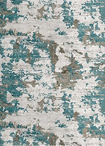 MANI TEXTILE TPS_BLU Teppich, Polyester, 120_x_180_cm
