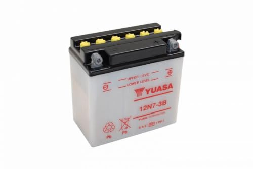 Yuasa Batteries 12N7-3B (CP) with Acid