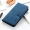 Custodia Xiaomi Poco X3 NFC, Custodia in Pelle Xiaomi Poco X3 NFC, Custodia Flip, Magnetica Cover per Xiaomi Poco X3 NFC, Blu