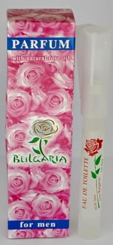 Rose from Bulgaria Eau de Toilette Natural Spray für Männer Parfüm mit natürlichem Rosenöl Liebe aus Bulgarien
