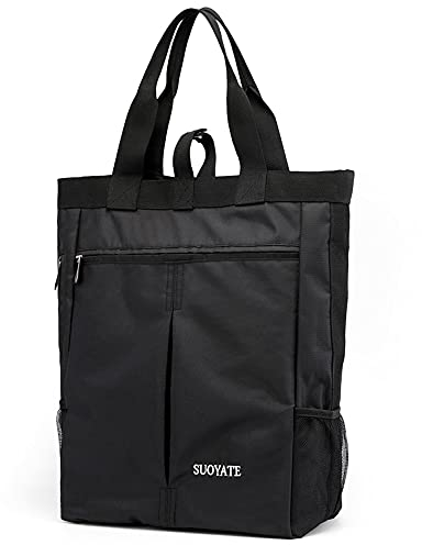 zhongningyifeng Borsa Tote per Uomini Laptop A6 Borsa a Tracolla Impermeabile Leggero con Manico Superiore per Viaggi d'affari, Lavoro, Palestra, Scuola
