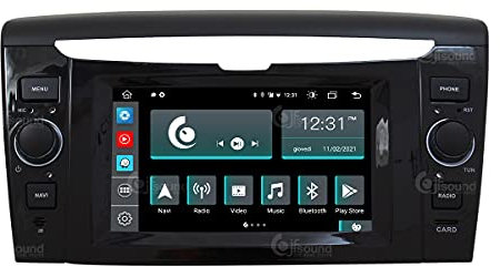 JF Sound - Autoradio Android JF-032LY-X9C-2 - Per Lancia Ypsilon (2011-2023) senza Radio di Serie - 6.2 HD - CarPlay/Android Auto Wireless - GPS - 4GB RAM - 64GB ROM - DAB+ - Prodotto in Italia