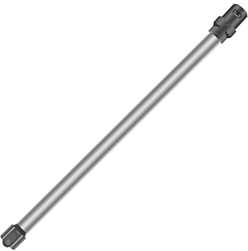Italdos Teleskoprohr Starre Verlängerungsstange Kompatibel Mit Dyson V6 Animal DC 62 58 59 - Länge 73 cm Schlauch Mit Schnellverschluss - Silber