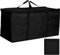 ZLPBAO XXL Bolsa de Almacenamiento para Cojines Jardín, Bolsa de Almacenamiento para árbol de Navidad y Impermeable Bolsa para Cojines de Exterior de Transporte y Cremallera (123 x 55 x 40 cm)