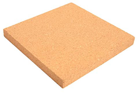 Kork-Fliesen-Ahle-Standbrett, Leder, Handwerkswerkzeug, 150 x 150 x 15 mm, Holz