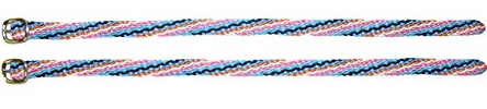 212 Main Multi Colored Nylon Braided Spur Straps