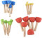 Sessleger Schaumstoff-Stempel-Set, Schwamm, 24 Stück, 1,5 cm, 2 cm, 3 cm, 4 cm