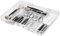 Lifewit Besteckkasten für Schubladen 40 50, Kunststoff Besteckeinsatz (Tiefe 38 cm), erweiterbare Besteckschublade Einsatz, Schubladen Organizer Küche für Besteck/Cutlery/Geschirr/Löffel, Transparent