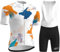 HULG Radtrikot Herren,rennrad Trikot Herren,kurzärmliger Einteiliger Body Für Fahrradtraining, Rennrad-Oberteil, Radfahrerbekleidung,fahrradtrikot-set (Color-02-A,L)