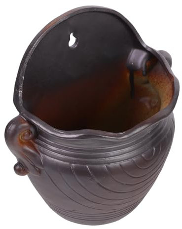 POPETPOP Maceta De Cerámica para Pared Decorativa y Práctica para Suculentas y Cactus