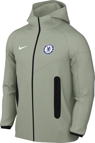 NIKE Fc Chelsea Tech Windrunner Nike Fußball-kapuzenjacke Aus Fleece Für Herren Felpa con cappuccio da calcio Uomo