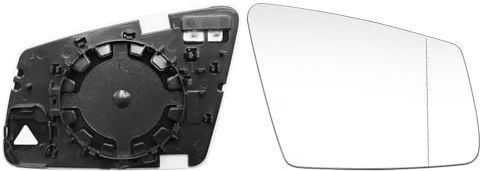 TTCR-II Ersatzspiegel Kompatibel mit Mercedes A B C E S CLA GL GLA CLS GLK | Spiegelglas Beheizbar W176 W246 W204 W212 W221 S212 S204 A207 C204 C216 C117 X156 X204 Beifahrerseite Spiegel-Rechts