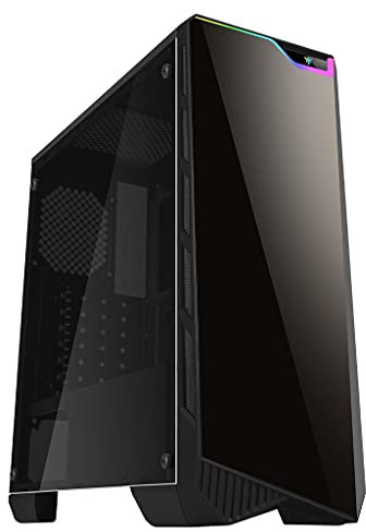 Boîtier Moyen Tour ATX Nooxes X10 Evo RGB avec Panneau Vitré, Noir