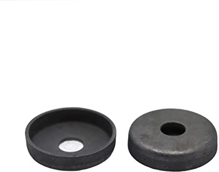 4 (Four) 1.5 Steel Weld On Cups Feet Metal Wrought Iron Patio Chair Leg Caps