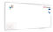 ALLboards Magnetisches Whiteboard 220x100cm Magnettafel mit Aluminiumrahmen Premium EXPO und Stifteablage, Weiß Magnetisch Tafel, Trocken Abwischbar, Wiederbeschreibbar Weißtafel