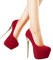 HOMDREAM High Heels 16CM High Heels Plus Size Sexy Pole Dance Schuhe Cosplay Sexy Männer Und Frauen,Red-45