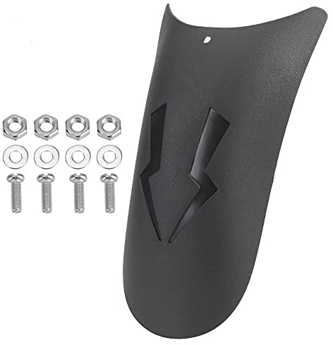 DIYWORK Motorrad Schutzblech verlängern in Schwarz - Motorrad Schutzblech für Hinter- und Vorderrad - Universal - PP (A)