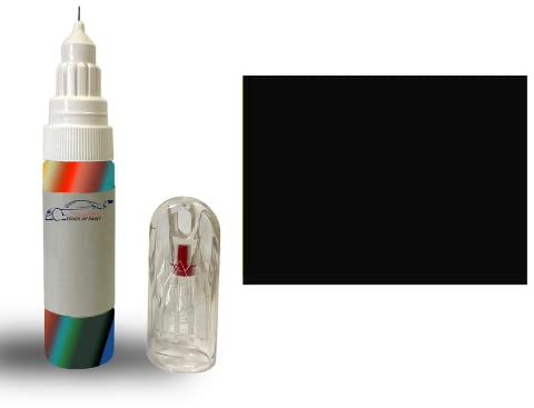 Xtremeauto RAL 9005 Jet Black Pen Dull Matt Matte Touch Up Paint Brush Repair Scratch Upvc Pvc Metal Wood