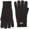 Lacoste Unisex RV0452 Cold Weather Gloves, Noir, L