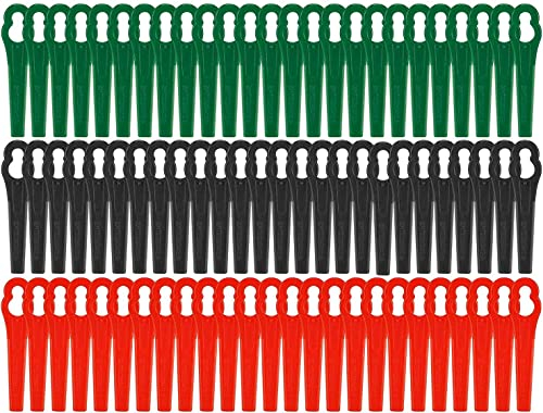 lame in plastica tosaerba lame per tagliaerba lame di plastica per decespugliatore 120pz per Decespugliatore Lame Ricambio Tagliabordi Trim Veloce Switchblades