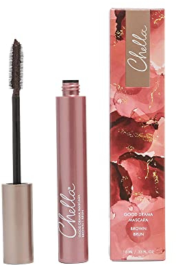 Chella Good Drama Brown Vegan Mascara, Brown, 10 ml