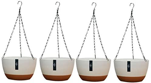 Yardwe 4er Set Hngepflanzer Outdoor Kunststoff Blumentpfe Hngeblumentopf Outdoor Hngekrbe Wand Hngekorb Kleine Hngekrbe Fr Pflanzen Blumentopf Blumenkorb Dekorieren