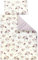 TupTam Kinder Bettwäsche Set Babybettwäsche Bettbezug 100 x 135 120 x 90 Kissenbezug 40 x 60 Jungen Mädchen 2-TLG, Farbe: Dino Bärchen Braun Gelb, Größe: 135x100 cm