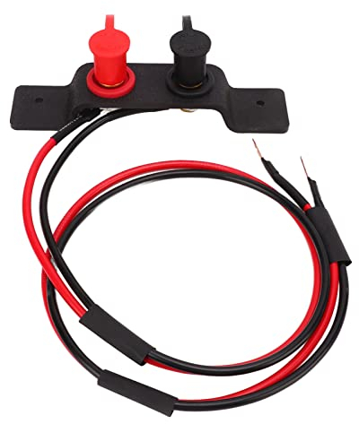 FOLOSAFENAR Batterie Starthilfe Ladepfosten, Kupferkern, 1, 2 m Kabel, PVC Batterieklemmen Verlegungsset, hohe Leistung, praktisch für Boot für UTV