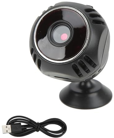 Mini Telecamera Wifi 1080P HD Videocamera per Visione Notturna Telecamera di Sorveglianza Piccola Telecamera di Sicurezza con Rilevamento del Movimento, Video in Tempo Reale per