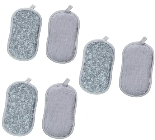 6Pcs Washing Up Sponge, Sponges Washing Up, Kitchen Sponge, Washing Up Sponges, Cleaning Sponges, Dish Sponge, Bathroom Sponge, for Washing Dishes Dishwasher Safe Dish Spong