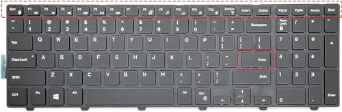 AIVIBRANT Laptop Replacement Keybaord for Dell Latitude E5450 E5470 E7450 E7470 5480 5490 5491 7480 7490, with Backlit, with Pointer US Layout P/N: 4DXYW, F2X80