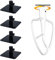 Soportes de fijación para batidora de pie compatibles con accesorios de batidora Kitchen Aid (negro)