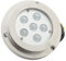 Gedourain Unterwasser-Bootslicht, 3,8 Zoll 316 Edelstahl 12 V 24 VDC LED-Unterwasserlicht RGBW-Typ-Beleuchtung 6 LED-Lampenperlen für Motorboote