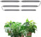 Barrina T5 Grow Lampe, 5000K, 29cm, Vollspektrum Sonnenlicht, Verkettbare, Magnetische, LED-Wachstumslichtleiste mit Schalter, Stecker und Spiel, Schwarze Abdeckung, 6er