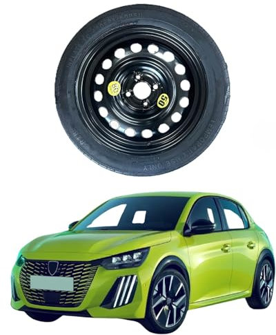 Roue d'escorte 16 compatible avec Peugeot 208