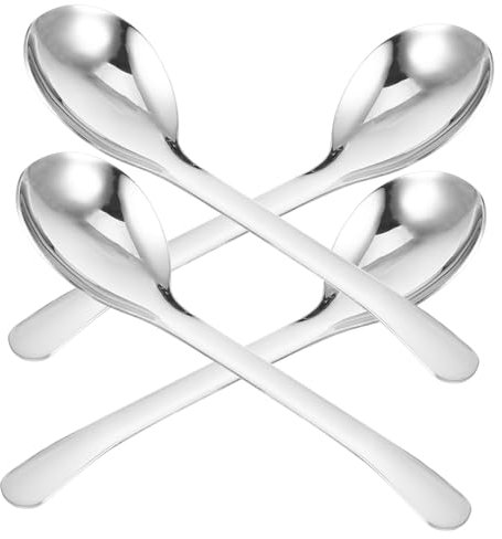 BUGUUYO Elegantes Schöpflöffel-set Aus Edelstahl Große Servierlöffel Für Buffet Ramen-suppenlöffel Robust Für Den Täglichen Gebrauch