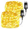 Lagriner Stringa Luci LED, 2 Pezzi 10 metri 100 Led Rame filo Catene Luminose Lucine Fata Luci, Impermeabili Lucine Decorative per Natale, Matrimonio, Giardino, Interni e Estern (Bianco Caldo)